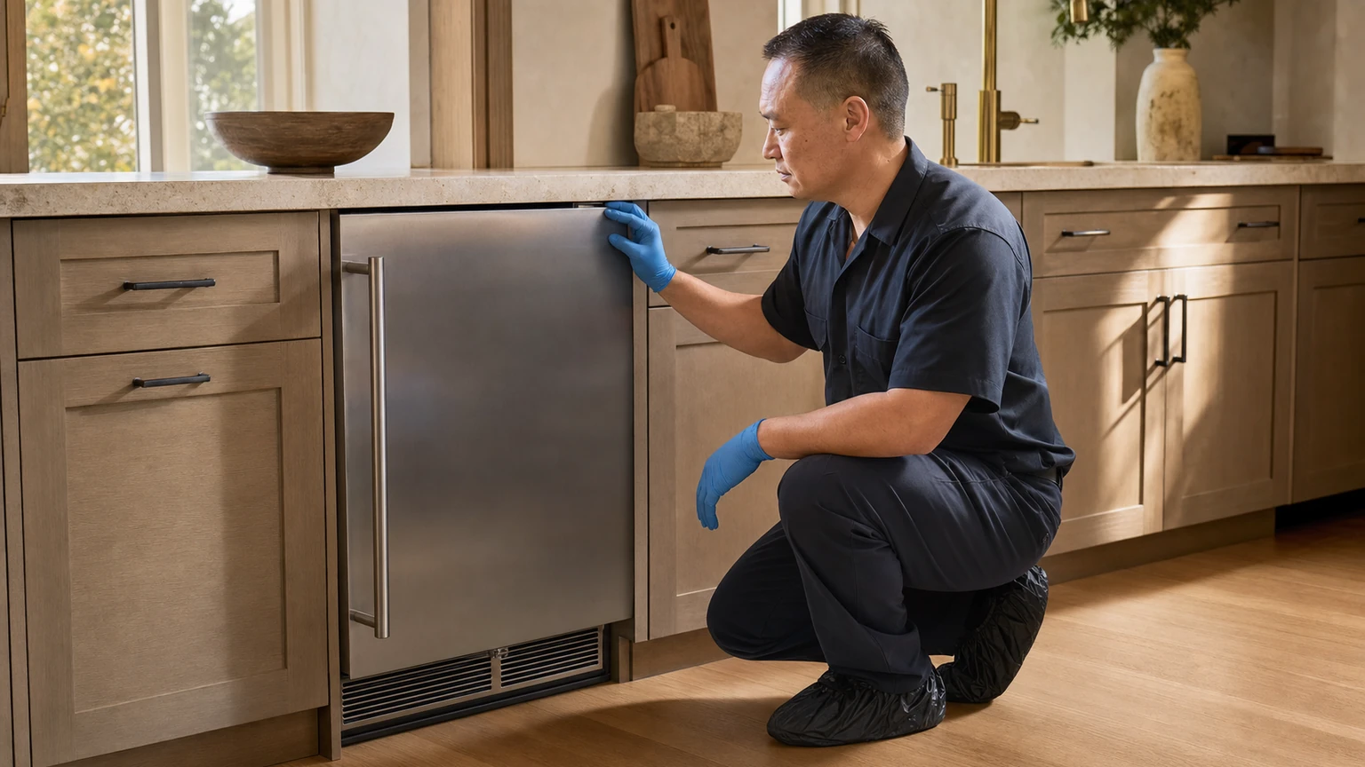 Undercounter ice maker diagnostic visit in New Hope